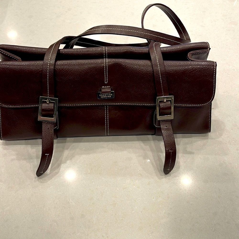 Kenneth Cole Reaction Brown Leather Bag